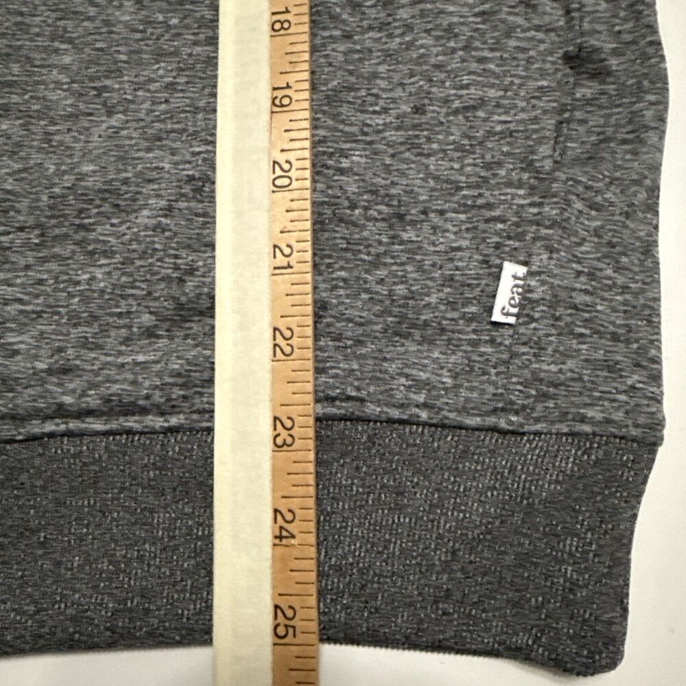 Feat Small Unisex Hoodie Flowtech Roam Heather Grey NWT - Picture 8 of 10